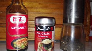 condiment Wok Gewurz; piper sos soia
